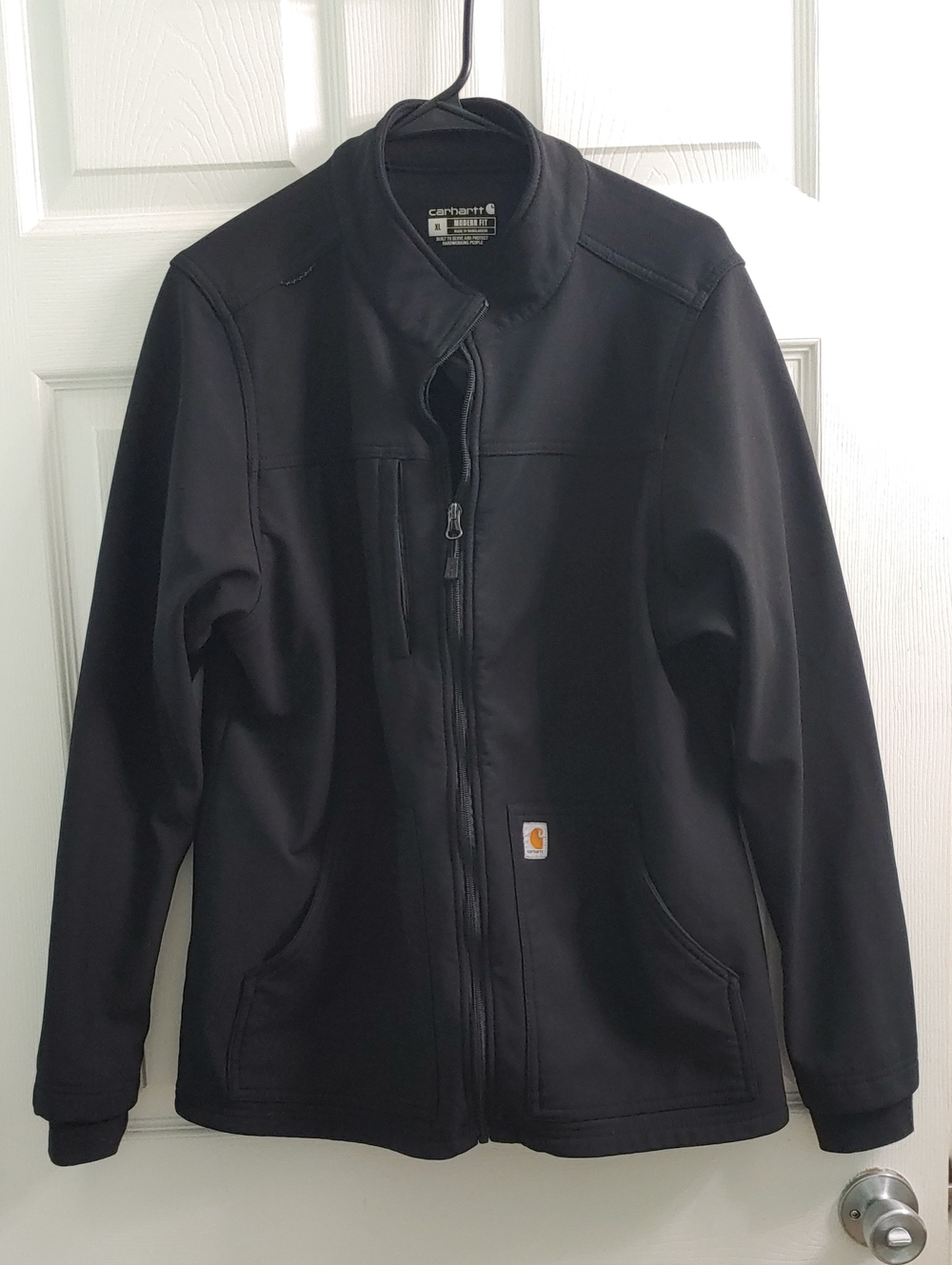 Carhartt Modern Fit Rugged Flex Jacket Black Workwear Softshell Women's Size XL